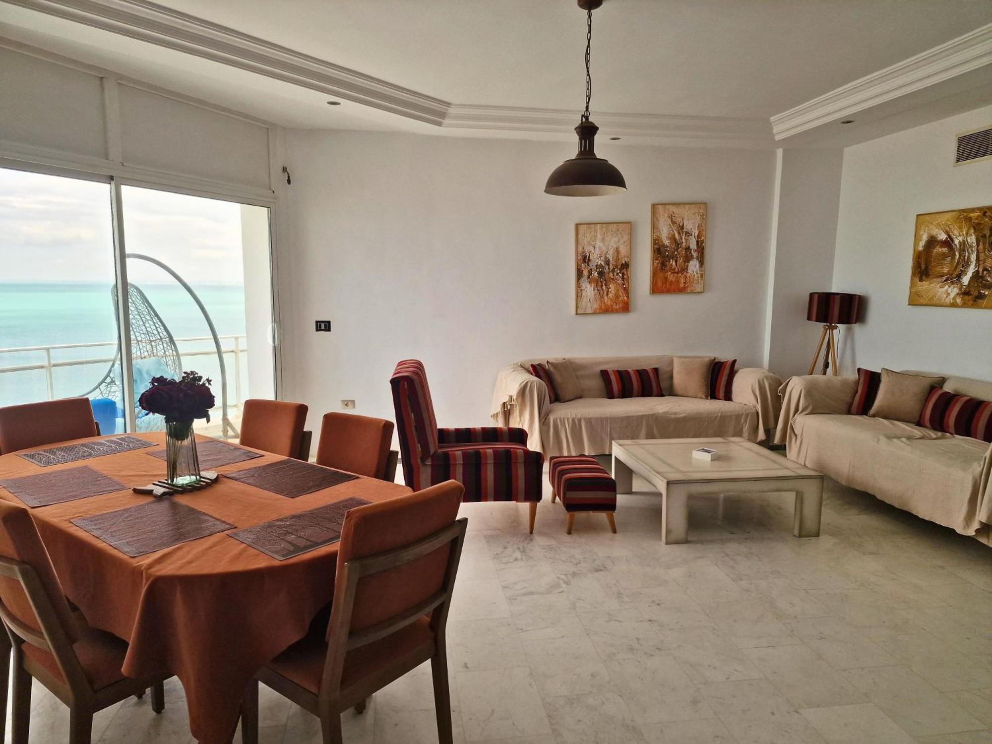 Ferienwohnung The Bleu Sea Tunis Exterior foto