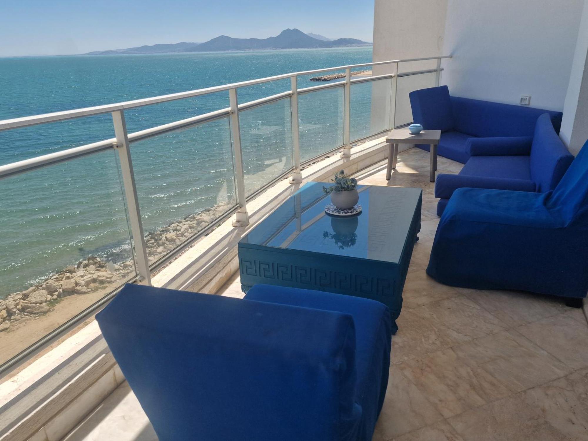 Ferienwohnung The Bleu Sea Tunis Exterior foto